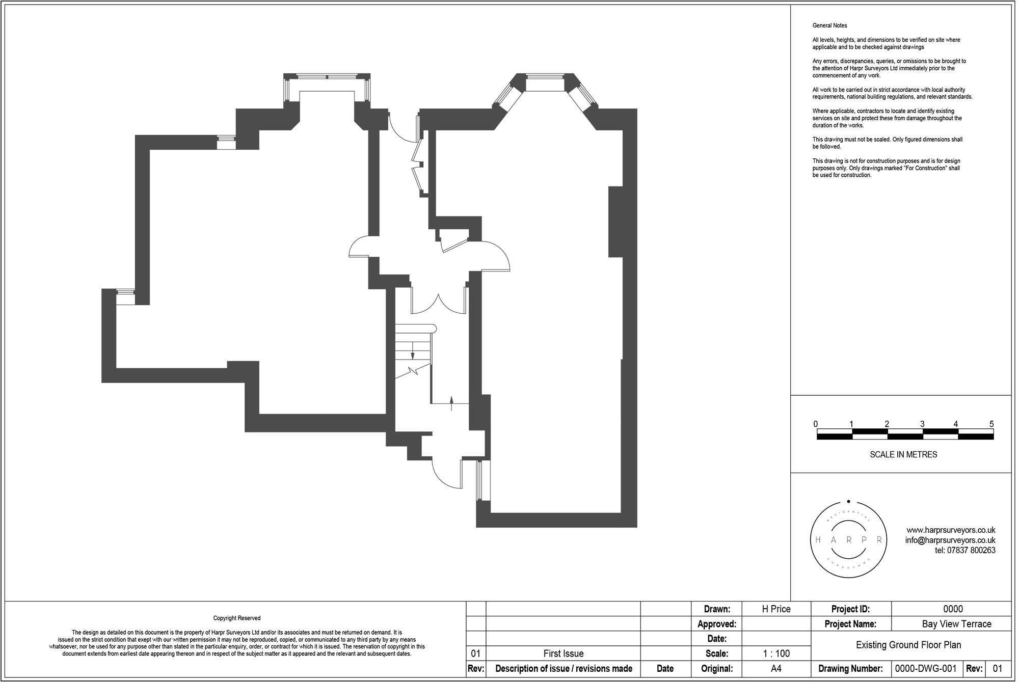 Bay View Terrace Scaled Floor Plan